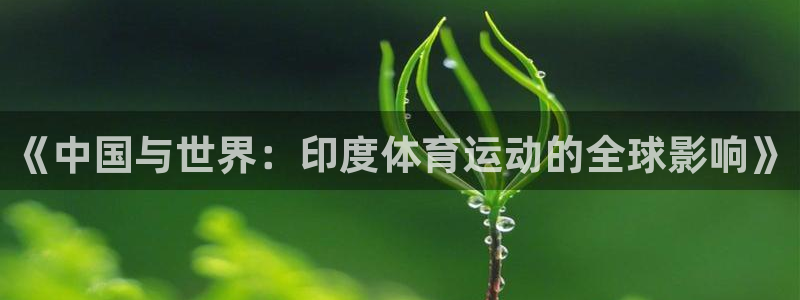 中欧体育集团：《中国与世界：印度体育运动的全球影响》